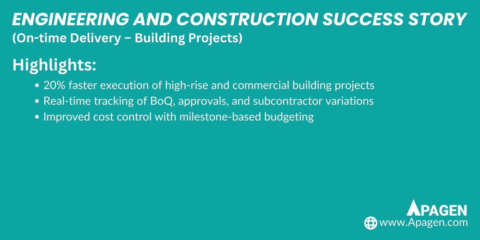 Success Story Slide