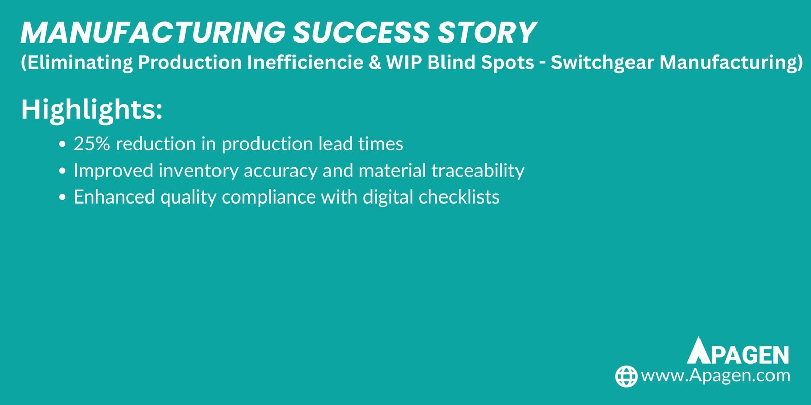 Success Story Slide