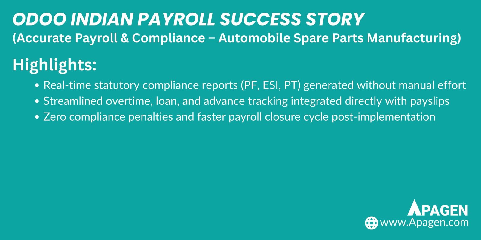 Success Story Slide