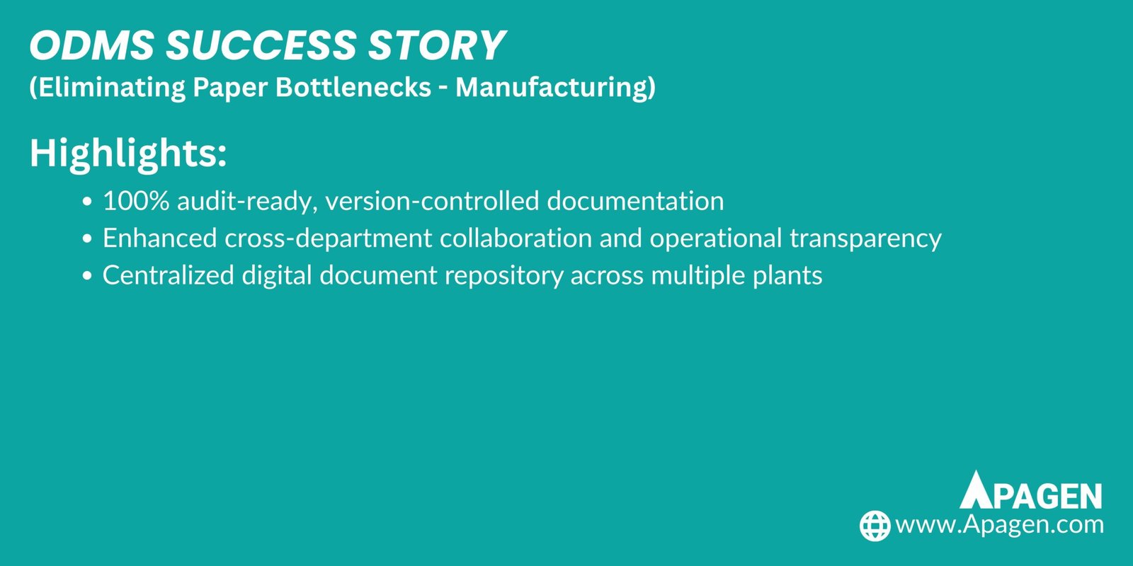 Success Story Slide