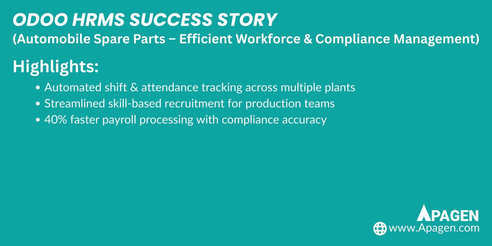 Success Story Slide