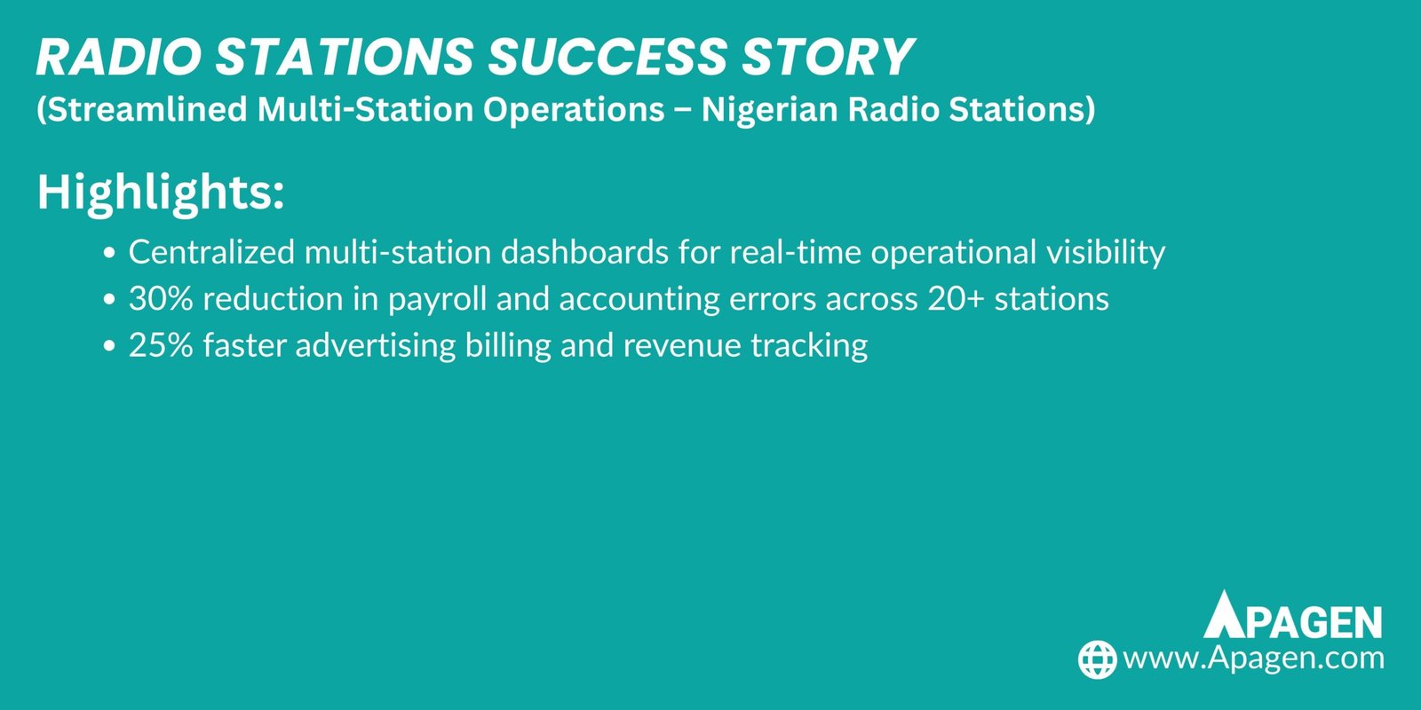 Success Story Slide