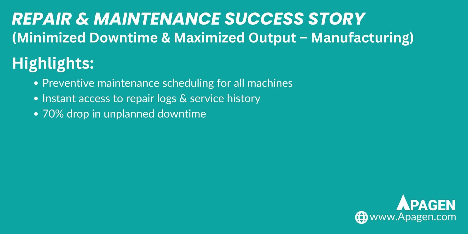 Success Story Slide