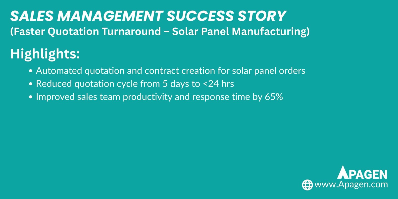 Success Story Slide