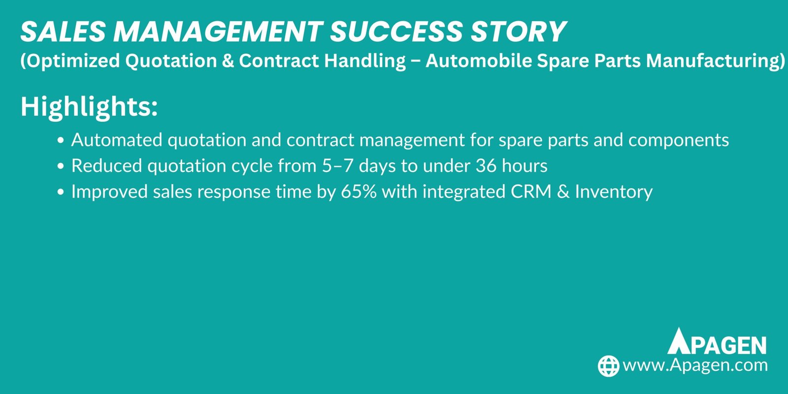 Success Story Slide