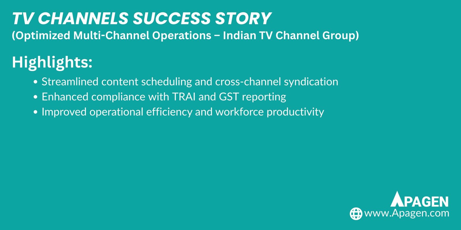 Success Story Slide