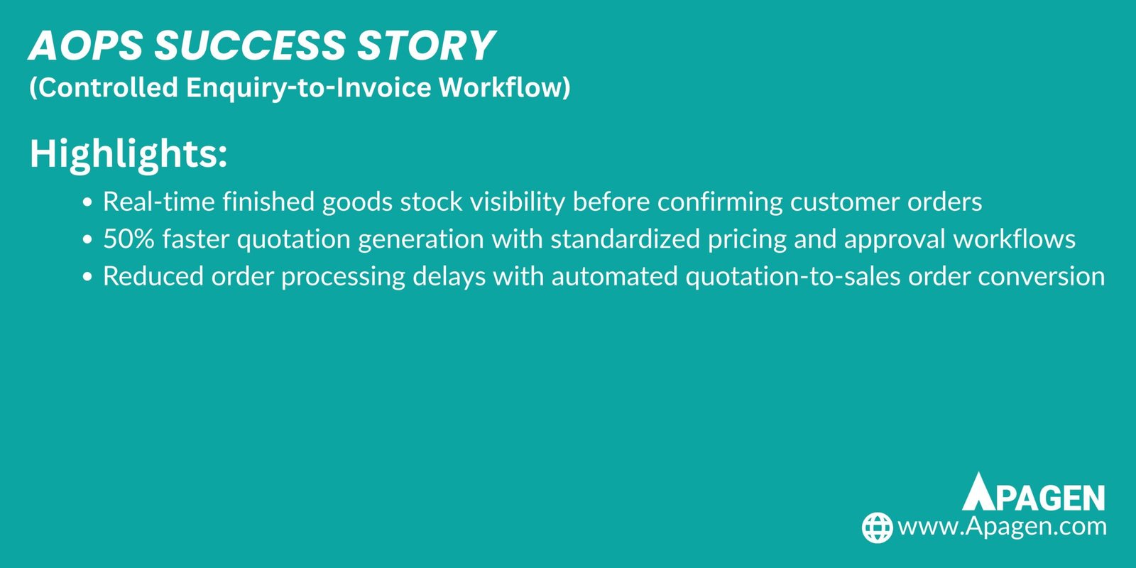 Success Story Slide