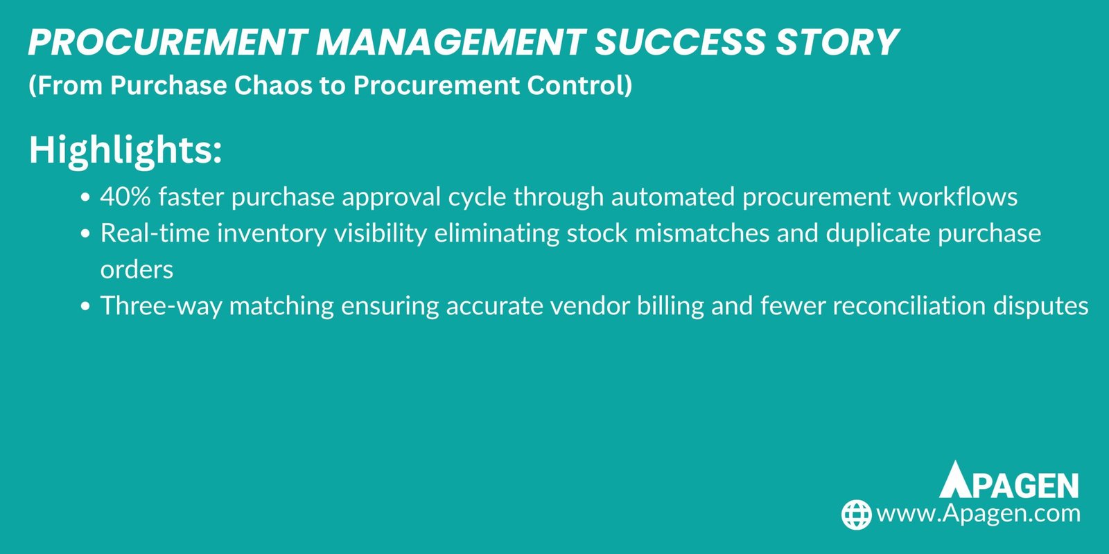 Success Story Slide