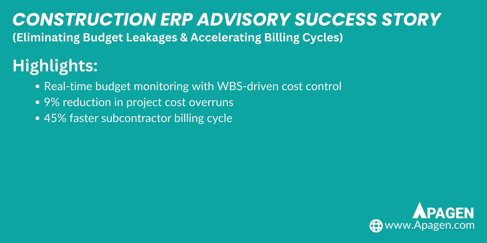 Success Story Slide